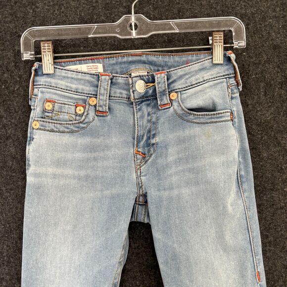 True Religion Jennie Curvy Skinny Jeans Women's 24 Light Wash Blue Stretch Denim - Picture 2 of 15